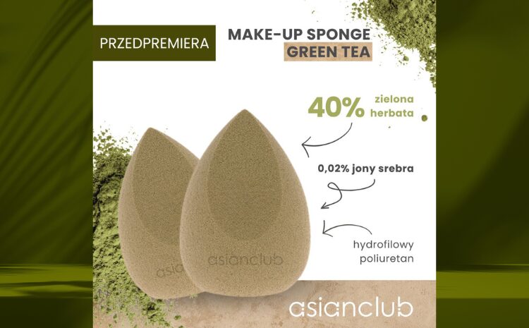  Podczas targów będziesz miał okazję zobaczyć MAKE-UP SPONGE GREEN TEA od Asianclub!